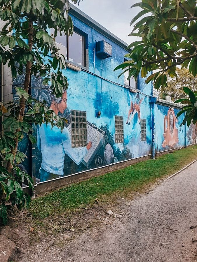 Street art byron bay