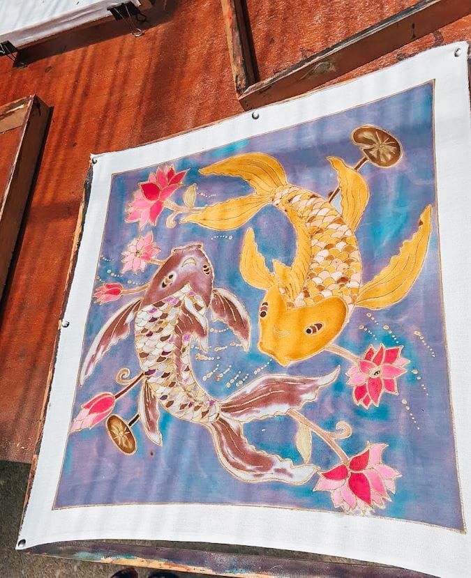 Batik painting workshop ubud